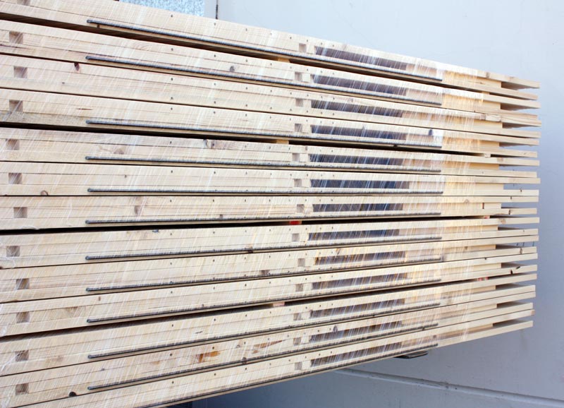 Contro telai in legno per porte in kit