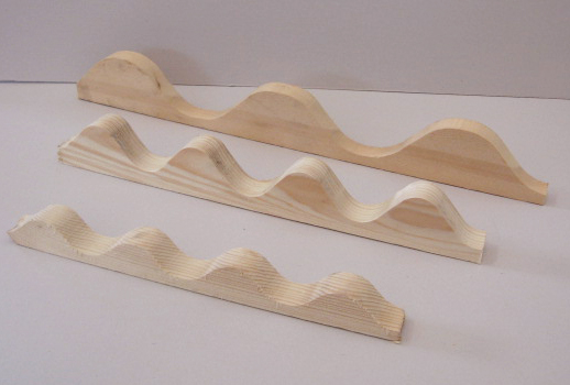 Listello ondulato in legno Profil Onda per coperture edili